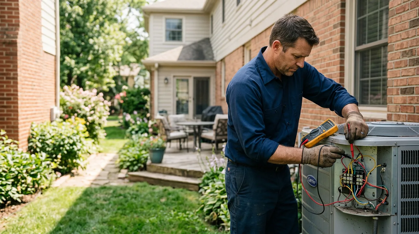 HVAC technician working near Cheneyville, LA